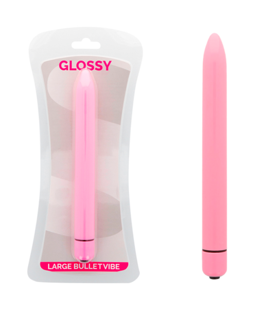 GLOSSY - SLIM VIBRADOR ROSA GLOSSY - SLIM VIBRADOR ROSA