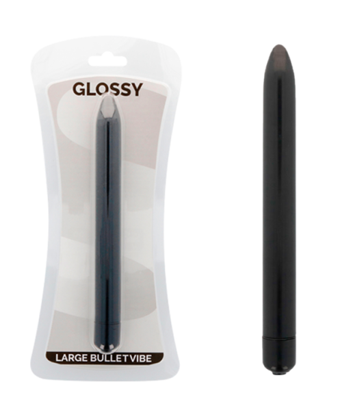 GLOSSY - SLIM VIBRADOR NEGRO GLOSSY - SLIM VIBRADOR NEGRO