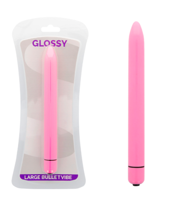 GLOSSY - SLIM VIBRADOR ROSA INTENSO