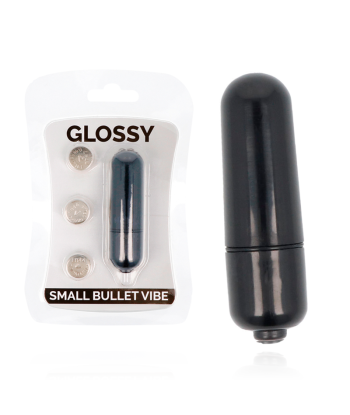 GLOSSY - SMALL BALA VIBRADORA NEGRO
