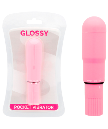 GLOSSY - POCKET VIBRADOR ROSA