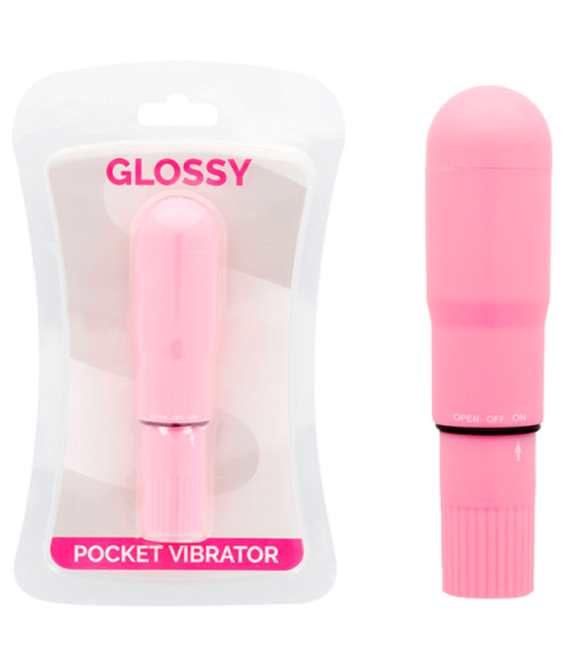 GLOSSY - POCKET VIBRADOR ROSA