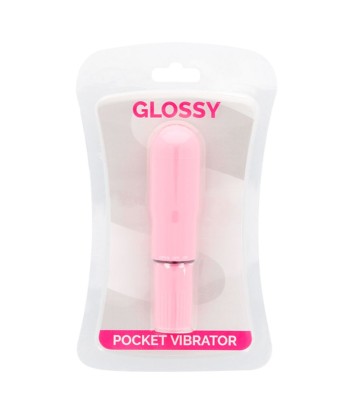 GLOSSY - POCKET VIBRADOR ROSA