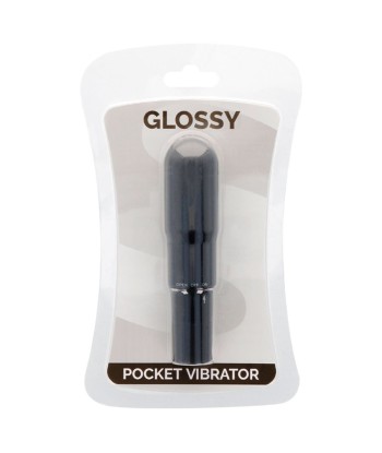 GLOSSY - POCKET VIBRADOR NEGRO
