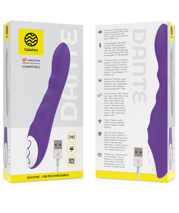 GALATEA - DANTE VIBRADOR LILA COMPATIBLE CON WATCHME WIRELESS TECHNOLOGY