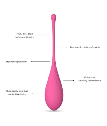 LESLIE - KEGEL FIT ENTREGADOR SUELO PELVICO 6 PESOS
