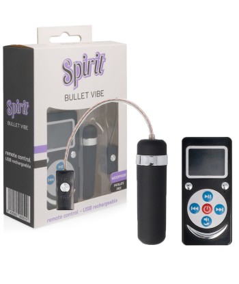 SPIRIT - BALA VIBRADORA PREMIUM NEGRO