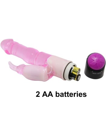 BAILE - WAVES OF PLEASURE FANTASY VIBRADOR CON RABBIT 23 CM