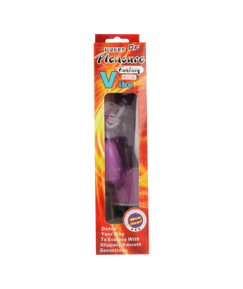 BAILE - WAVES OF PLEASURE FANTASY VIBRADOR CON RABBIT LILA 23 CM