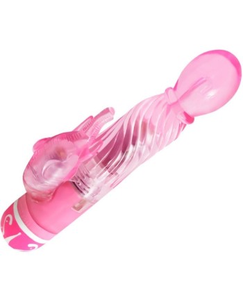 BAILE - VIBRADOR MULTIVELOCIDAD CON ESTIMULADOR ROSA