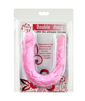 BAILE - DOUBLE DONG DILDO DOBLE ROSA