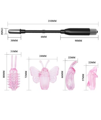 BAILE - WIZARD MAGIC WAND ESTIMULADOR CON VIBRACIÓN