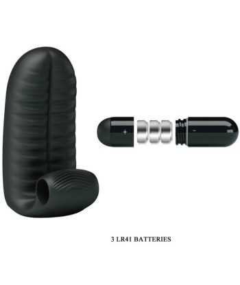 PRETTY LOVE - ABBOTT DEDAL ESTIMULADOR NEGRO