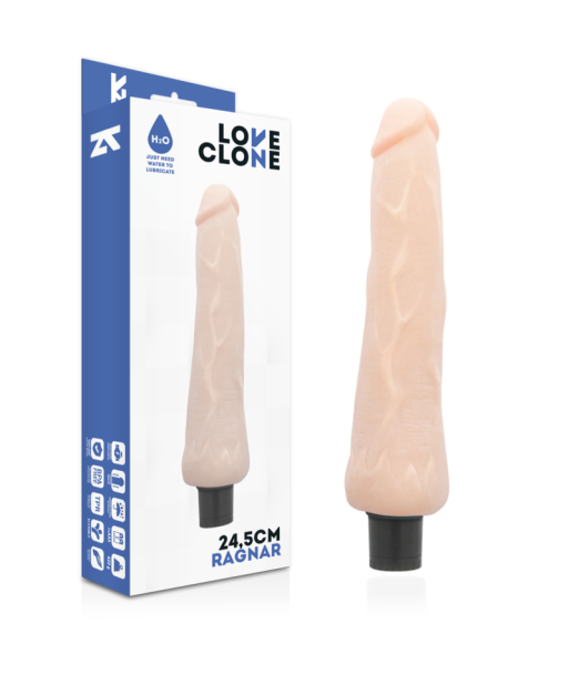 LOVECLONE - RAGNAR VIBRADOR REALÍSTICO SELF LUBRICATION 24.5 CM -O- 3.5 CM LOVECLONE - RAGNAR VIBRADOR REALÍSTICO SELF LUBRICATION 24.5 CM -O- 3.5 CM