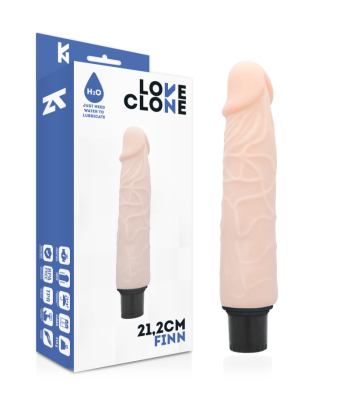 LOVECLONE - FINN VIBRADOR REALÍSTICO SELF LUBRICATION 21.2 CM -O- 3.8 CM