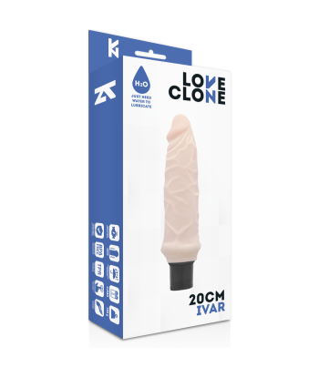 LOVECLONE - IVAR VIBRADOR REALÍSTICO SELF LUBRICATION 20 CM -O- 3.7 CM