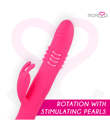 MORESSA - SOMER ROTADOR PERLADO Y POTENTE VIBRACIÓN SILICONA PREMIUM