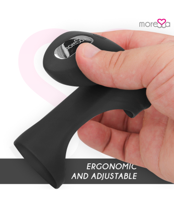 MORESSA - BRANDON POTENTE ANILLO VIBRADOR CON FUNDA DE ENGROSAMIENTO MASCULINO