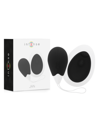 INTENSE - JAN HUEVO VIBRADOR CONTROL REMOTO NEGRO