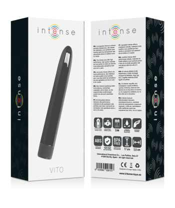 INTENSE - VITO VIBRADOR NEGRO