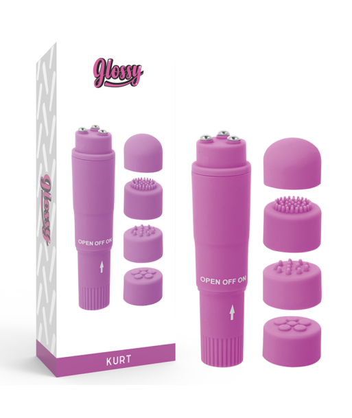 GLOSSY - POCKET KURT MASAJEADOR LILA GLOSSY - POCKET KURT MASAJEADOR LILA