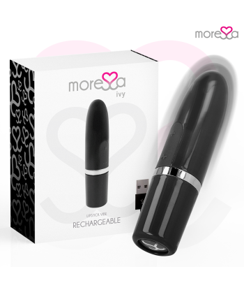 MORESSA - IVY MASAJEADOR SIMULADOR LABIAL DE VIAJE NEGRO