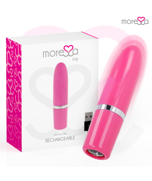 MORESSA - IVY MASAJEADOR SIMULADOR LABIAL DE VIAJE ROSA