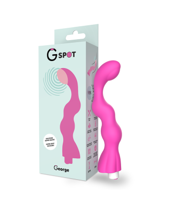 G-SPOT - GEORGE VIBRADOR PUNTO G ROSA CHICLE