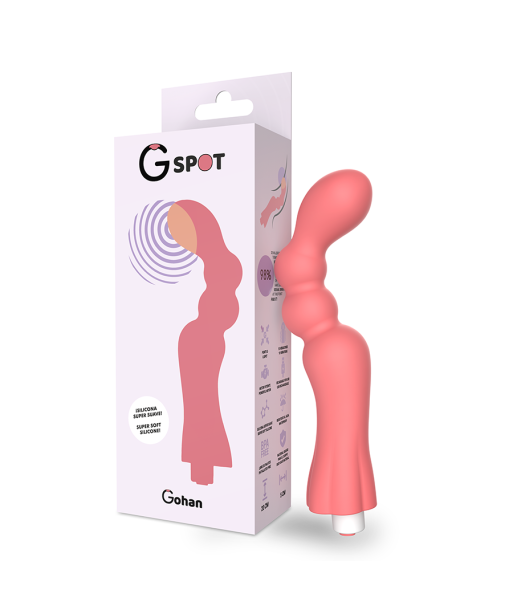G-SPOT - GOHAN VIBRADOR PUNTO G LIGHT RED G-SPOT - GOHAN VIBRADOR PUNTO G LIGHT RED