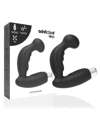 ADDICTED TOYS - VIBRADOR PROSTÁTICO RECARGABLE MODEL 3 - NEGRO