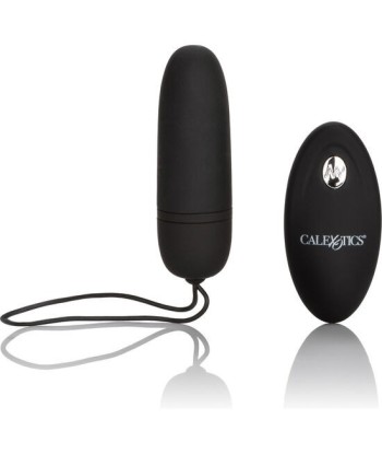 CALEXOTICS - HUEVO VIBRADOR DE SILICONA CON MANDO NEGRO