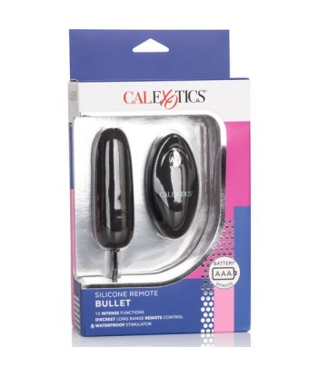 CALEXOTICS - HUEVO VIBRADOR DE SILICONA CON MANDO NEGRO CALEXOTICS - HUEVO VIBRADOR DE SILICONA CON MANDO NEGRO