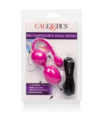 CALEXOTICS - BOLAS DUAL KEGEL RECARGABLES ROSA CALEXOTICS - BOLAS DUAL KEGEL RECARGABLES ROSA