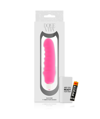 DOLCE VITA - GENIUS VIBRADOR SILICONA ROSA