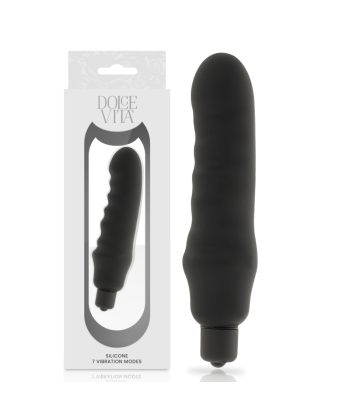 DOLCE VITA - GENIUS VIBRADOR SILICONA NEGRO