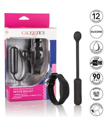 CALEXOTICS - BALA VIBRADORA PEQUEÑA CON PULSERA DE CONTROL CALEXOTICS - BALA VIBRADORA PEQUEÑA CON PULSERA DE CONTROL