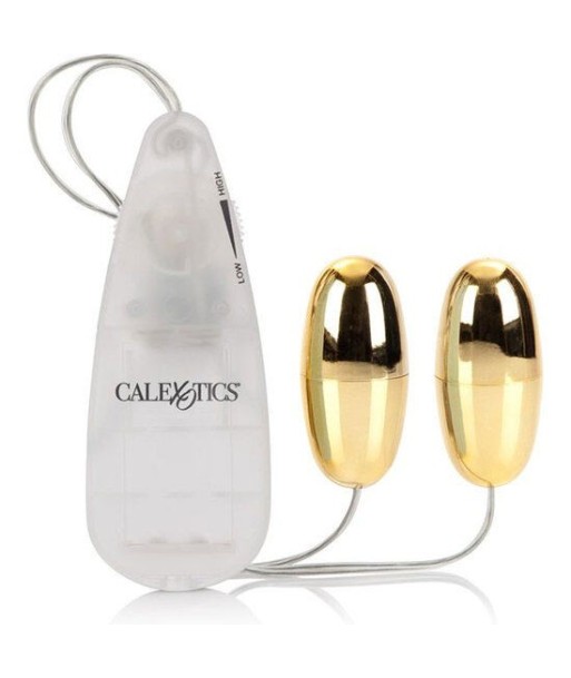 CALEXOTICS - BALAS VIBRADORAS DORADAS DUO GOLD CALEXOTICS - BALAS VIBRADORAS DORADAS DUO GOLD