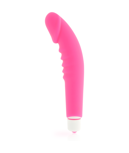 DOLCE VITA - REALISTIC PLEASURE VIBRADOR SILICONA ROSA