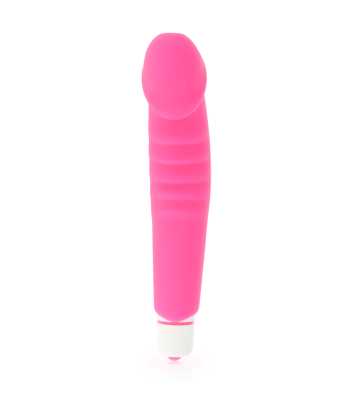 DOLCE VITA - REALISTIC PLEASURE VIBRADOR SILICONA ROSA