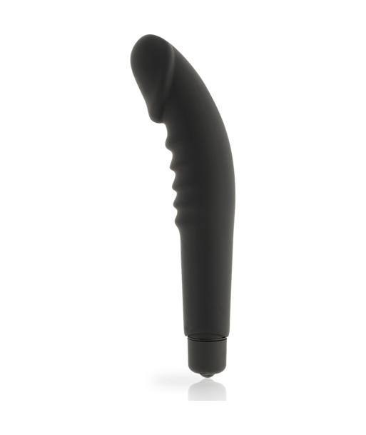 DOLCE VITA - REALISTIC PLEASURE VIBRADOR SILICONA NEGRO