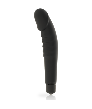 DOLCE VITA - REALISTIC PLEASURE VIBRADOR SILICONA NEGRO