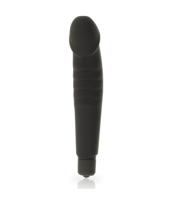 DOLCE VITA - REALISTIC PLEASURE VIBRADOR SILICONA NEGRO