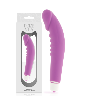 DOLCE VITA - REALISTIC PLEASURE VIBRADOR SILICONA LILA