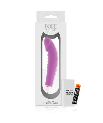 DOLCE VITA - REALISTIC PLEASURE VIBRADOR SILICONA LILA