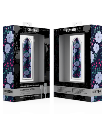 CUSTOM BULLETS - BALA RECARGABLE SPRING 10 INTENSIDADES