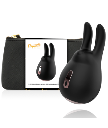 COQUETTE CHIC DESIRE - ESTIMULADOR CLÍTORIS NEGRO - GOLD CONEJO
