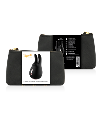 COQUETTE CHIC DESIRE - ESTIMULADOR CLÍTORIS NEGRO - GOLD CONEJO