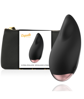 COQUETTE CHIC DESIRE - ESTIMULADOR CLÍTORIS NEGRO - GOLD GOTA
