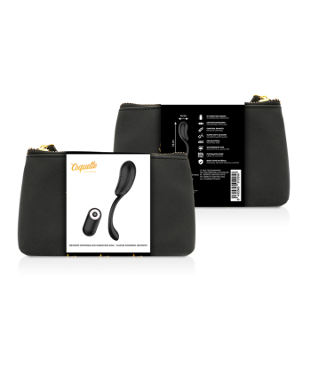 COQUETTE CHIC DESIRE - HUEVO CONTROL REMOTO RECARGABLE NEGRO - GOLD
