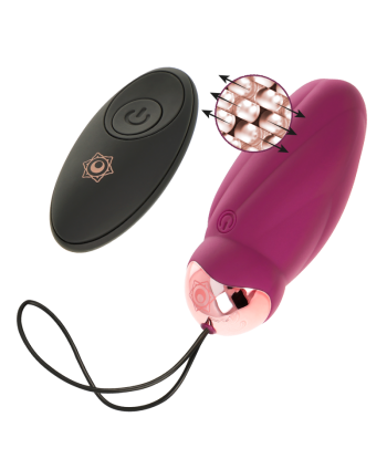 RITHUAL - SITA HUEVO CONTROL REMOTO ROTACIÓN DE PERLAS VIBRACIÓN